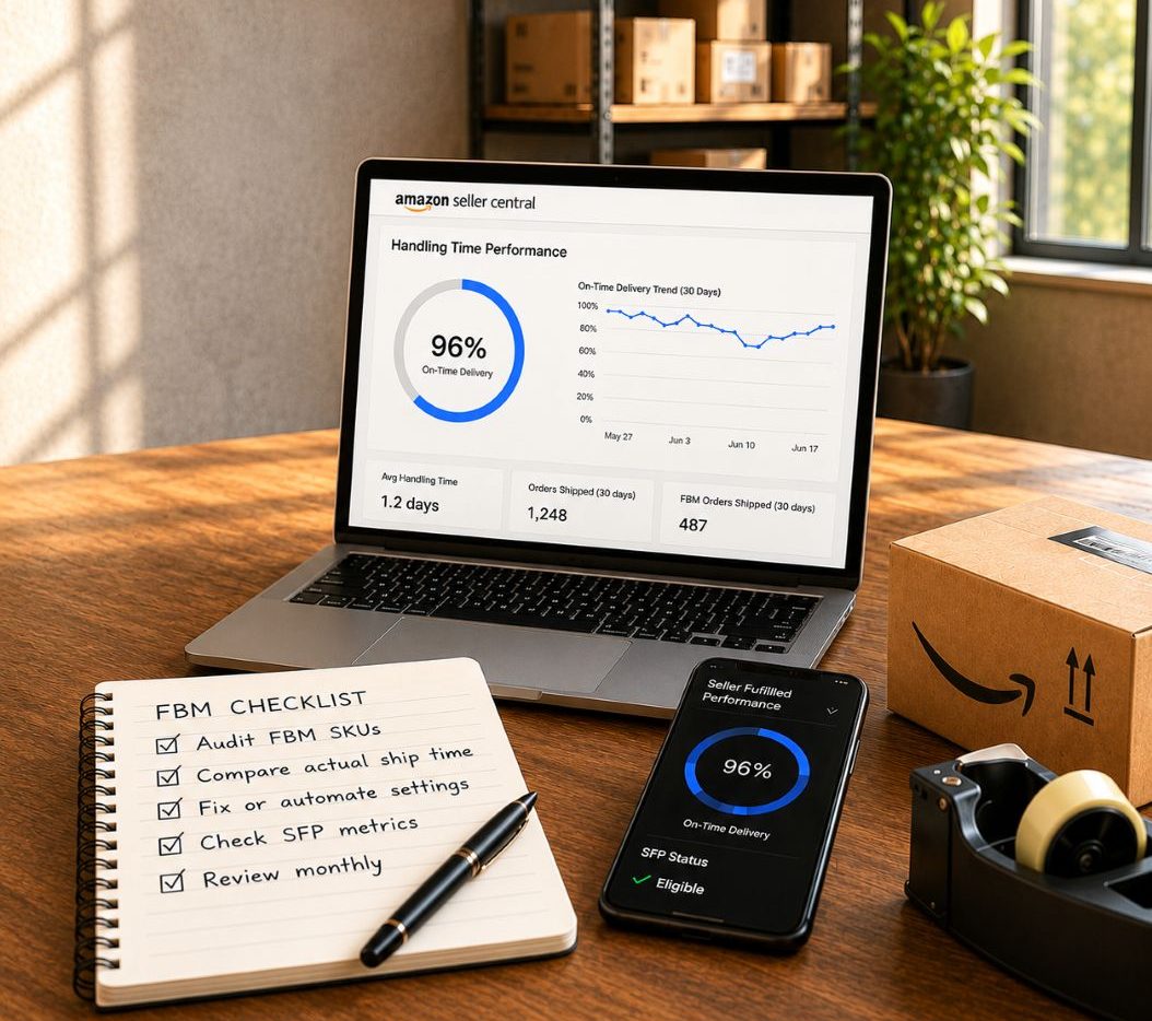 Infix explains Amazon's 2026 FBM handling time rules, automated settings, delivery risks and the first fixes sellers should make to protect performance.